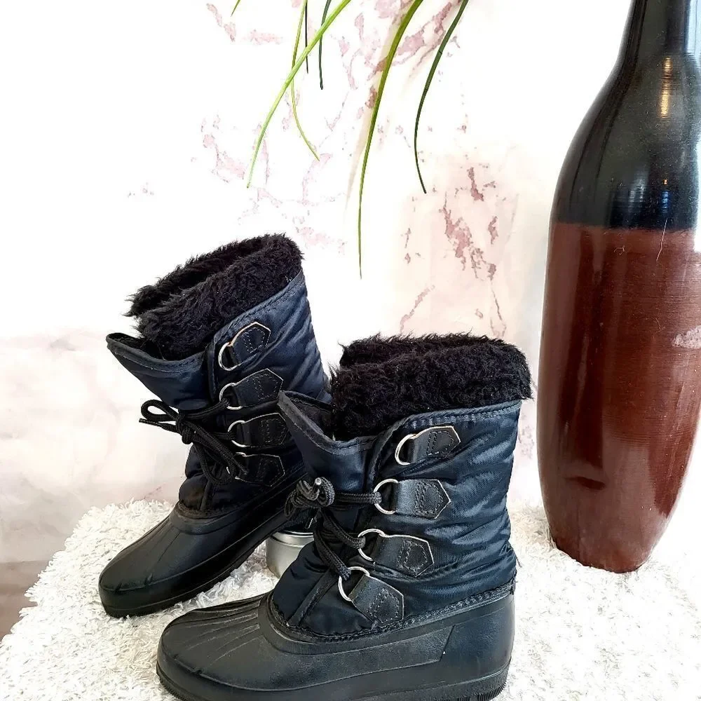 Sorel waterproof duck boots with warm wool lining